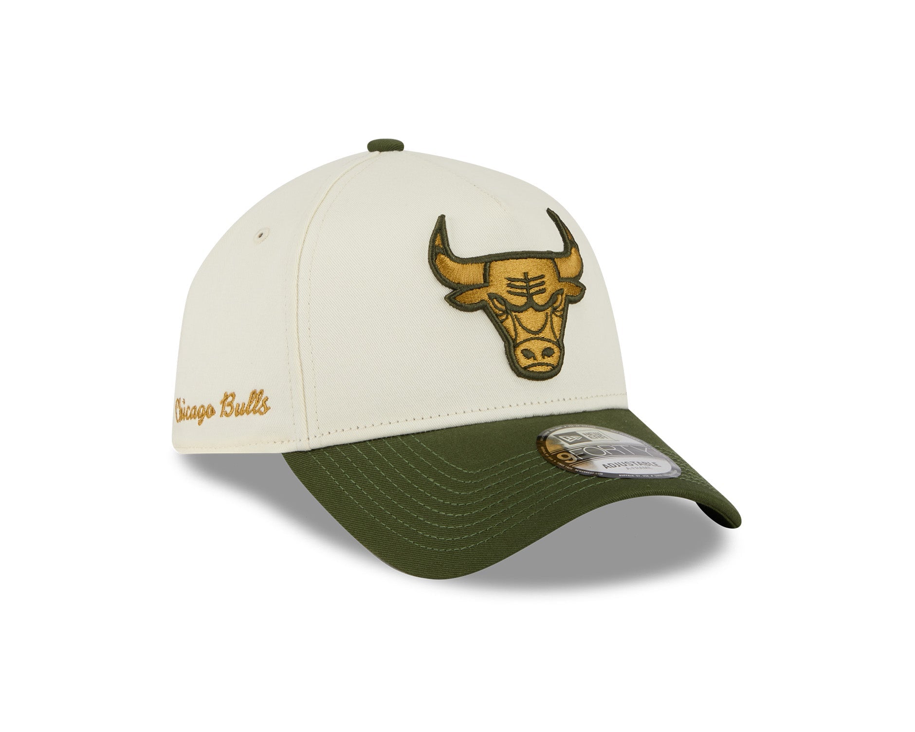 New Era 9Forty A-Frame NBA Metallic Side Script Chicago Bulls