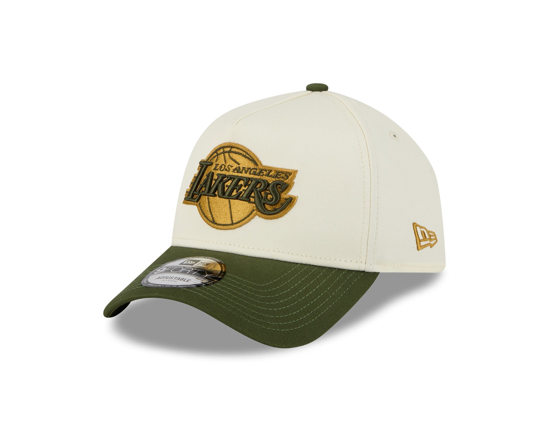 New Era 9Forty A-Frame NBA Metallic Side Script Los Angeles Lakers