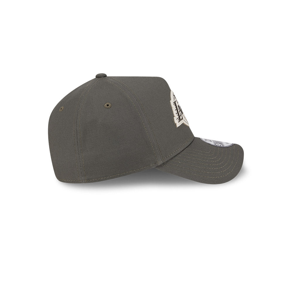New Era 9Forty A Frame NBA Moss Canvas Chainstitch Los Angeles Lakers