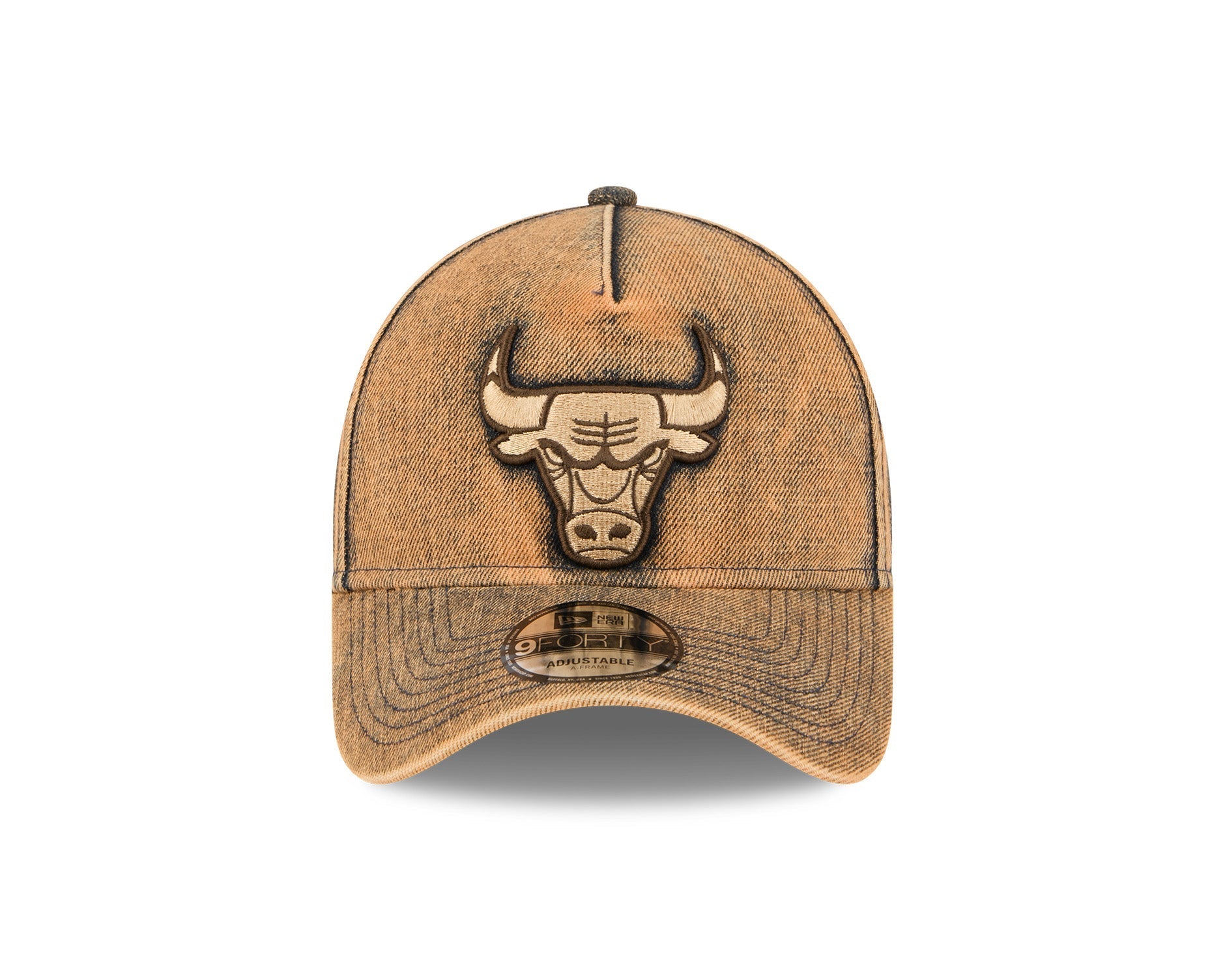 New Era 9Forty A-Frame NBA Mud Denim Overwash Chicago Bulls