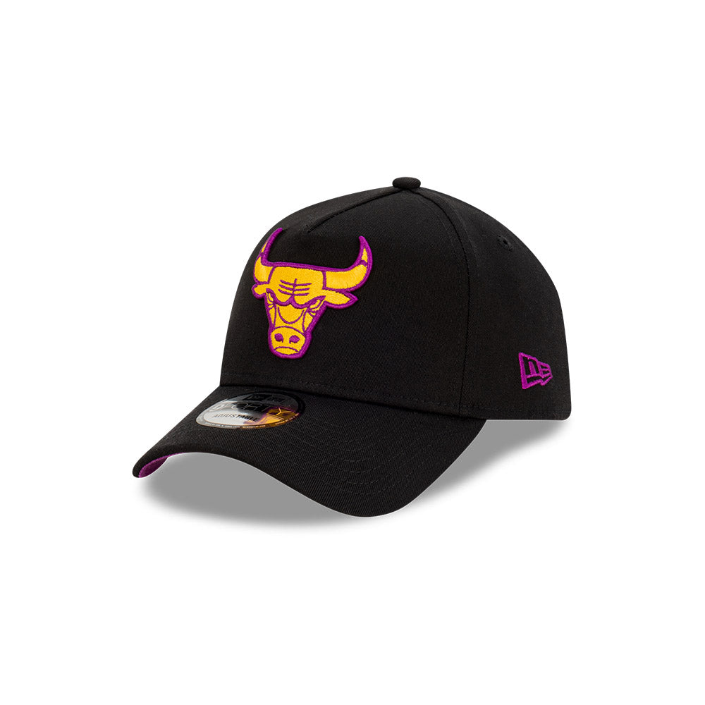New Era 9Forty A-Frame NBA Passionfruit Chicago Bulls Black