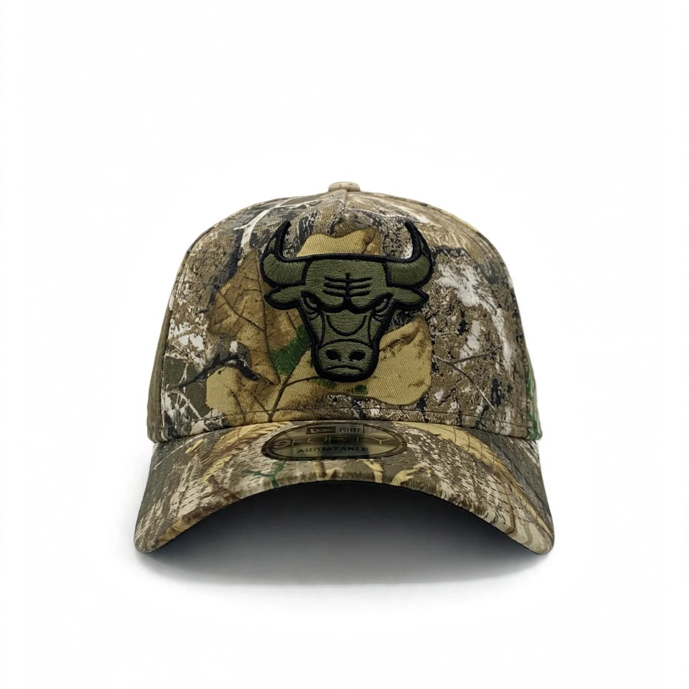New Era 9Forty A-Frame NBA Real Tree Black Chicago Bulls