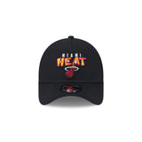 New Era 9Forty A-Frame NBA Retro Miami Heat Black