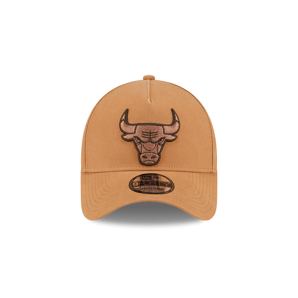 New Era 9Forty A-Frame NBA Washed Canvas Bronze Chicago Bulls