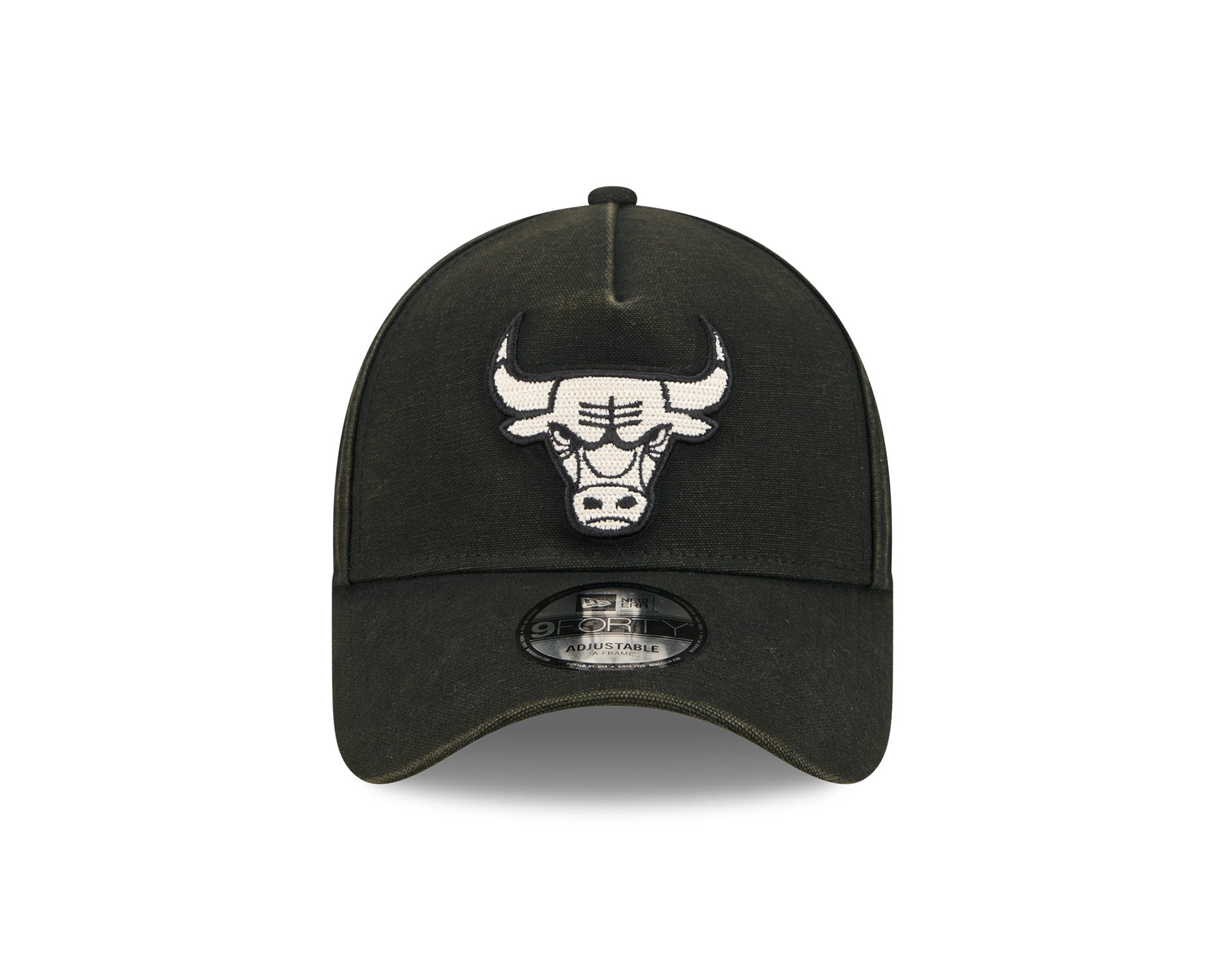 New Era 9Forty A-Frame NBA Washed Canvas Chicago Bulls Black