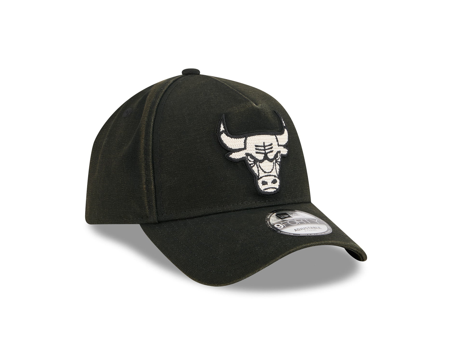 New Era 9Forty A-Frame NBA Washed Canvas Chicago Bulls Black