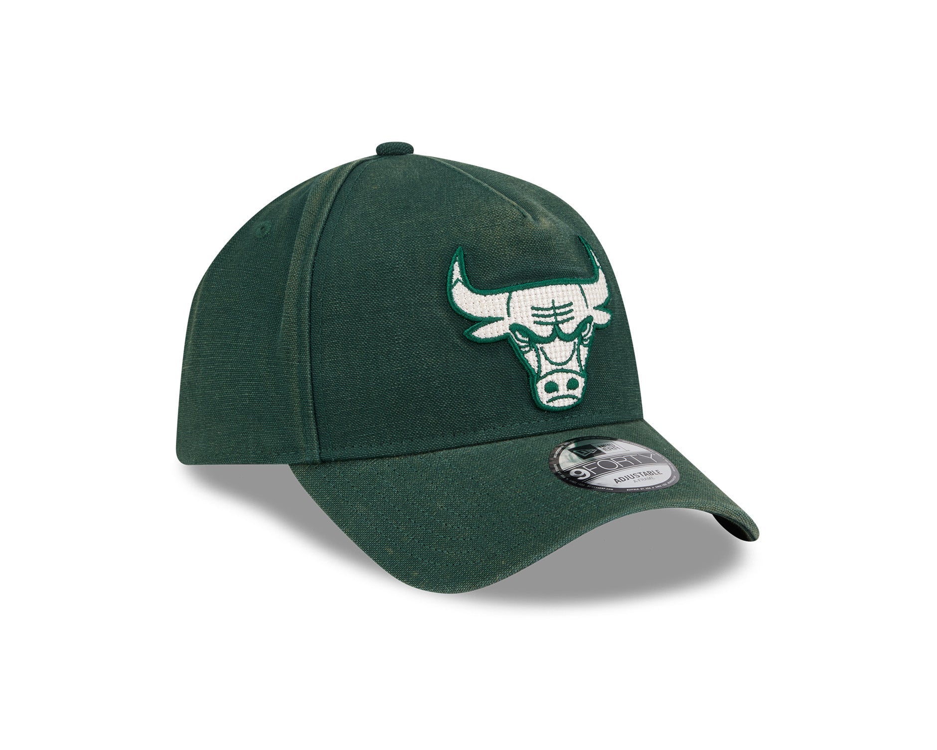 New Era 9Forty A-Frame NBA Washed Canvas Seasonal Chicago Bulls Dark Green