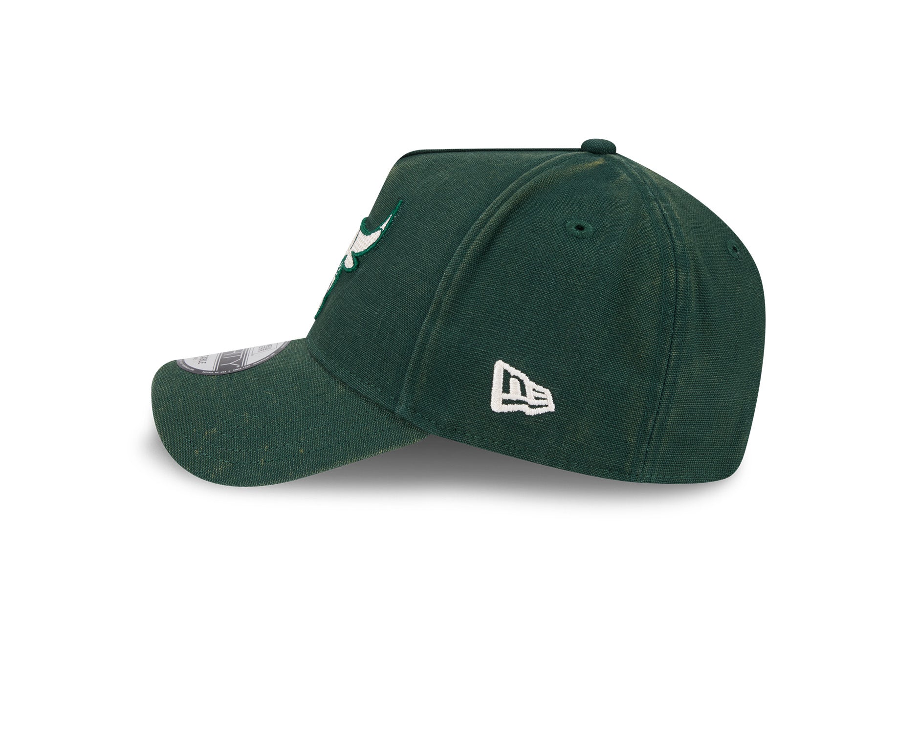 New Era 9Forty A-Frame NBA Washed Canvas Seasonal Chicago Bulls Dark Green