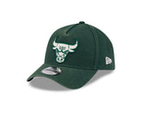 New Era 9Forty A-Frame NBA Washed Canvas Seasonal Chicago Bulls Dark Green