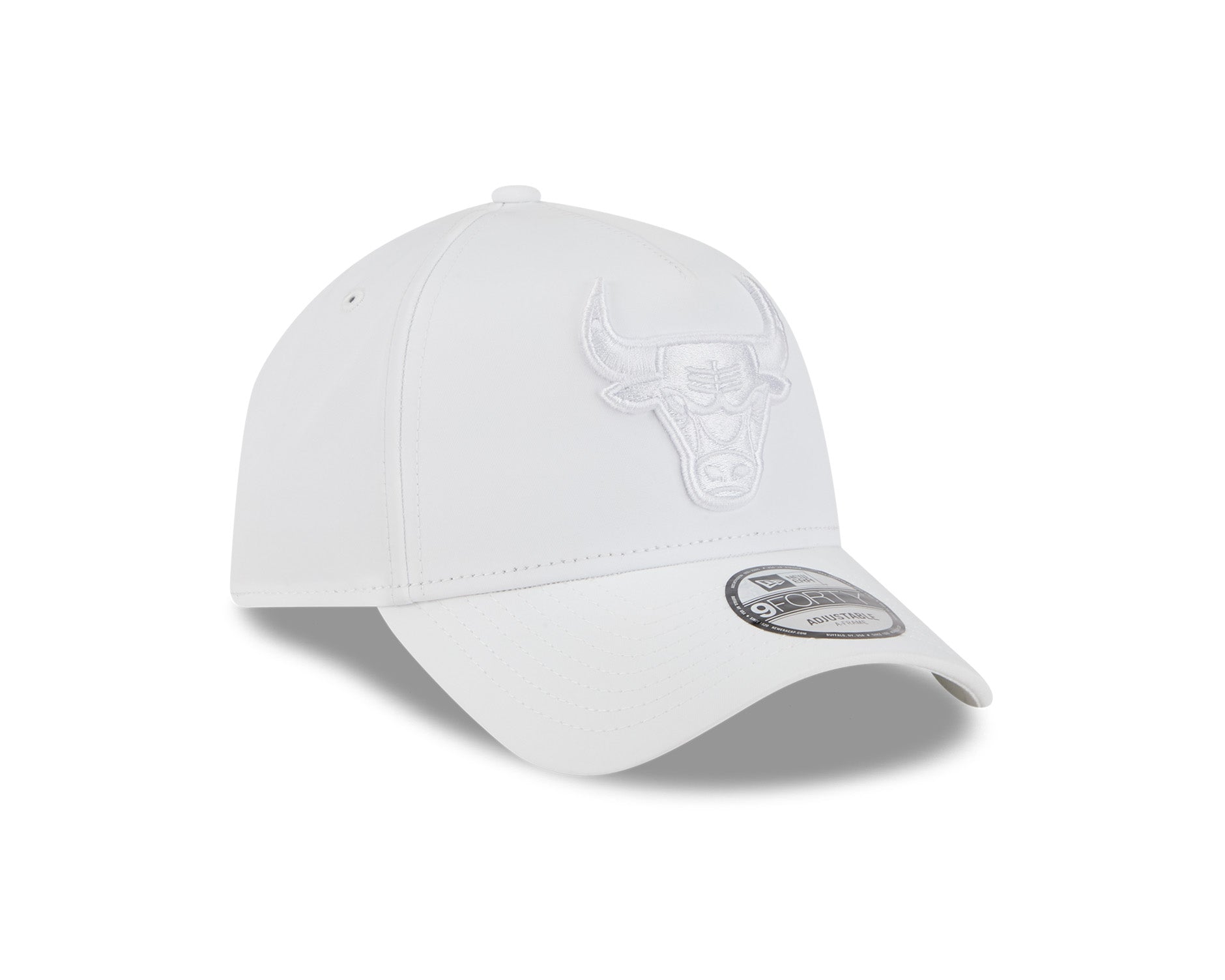 New Era 9Forty A-Frame NBA White on White Chicago Bulls