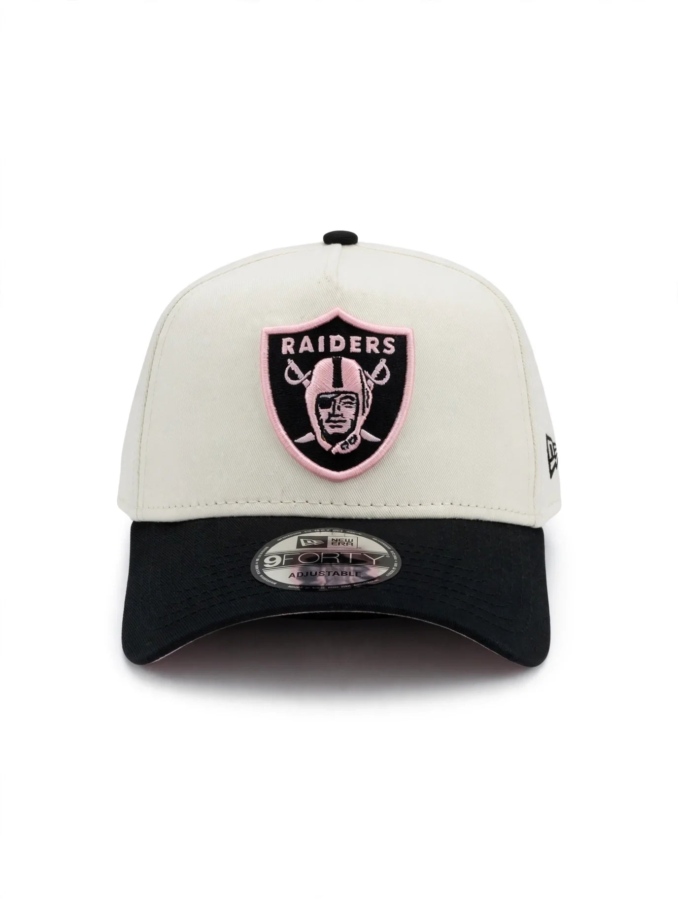 New Era 9Forty A-Frame NFL Best Of Archive Las Vegas Raiders Chrome/Black/Pink