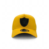 New Era 9Forty A-Frame NFL Black Leather APQ Las Vegas Raiders Yellow