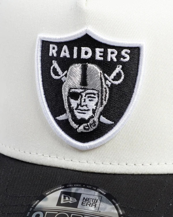 New Era 9Forty A-Frame NFL Chrome 2Tone Las Vegas Raiders