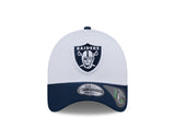 New Era 9Forty A-Frame NFL Chrome Oceanside Repreve Las Vegas Raiders White