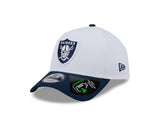 New Era 9Forty A-Frame NFL Chrome Oceanside Repreve Las Vegas Raiders White