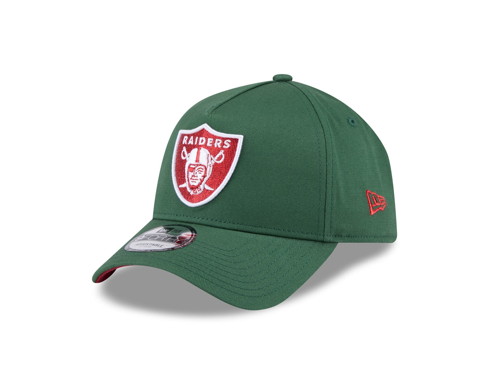 New Era 9Forty A-Frame NFL Cilantro Metallic Las Vegas Raiders