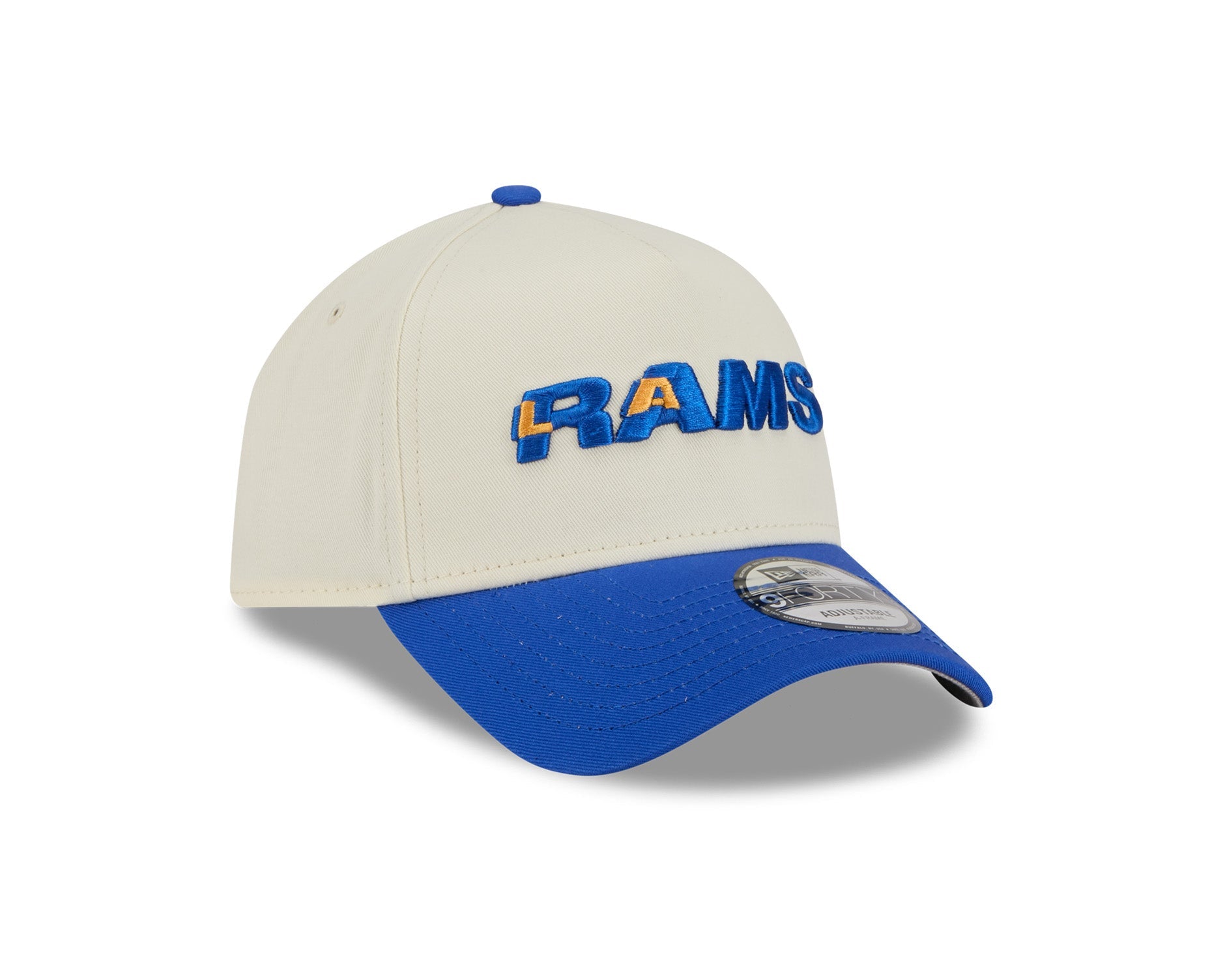New Era 9Forty A-Frame NFL City 2Tone Los Angeles Rams Chrome White/Blue Bead