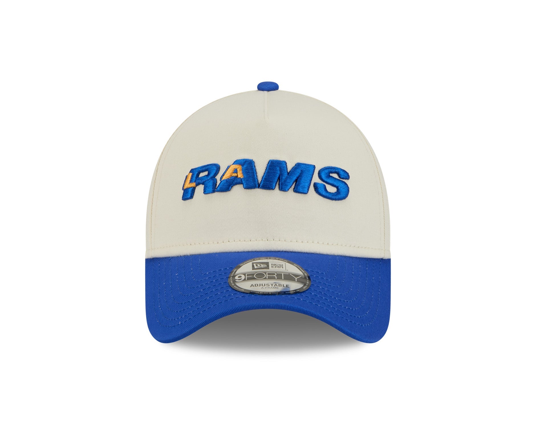 New Era 9Forty A-Frame NFL City 2Tone Los Angeles Rams Chrome White/Blue Bead