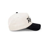 New Era 9Forty A-Frame NFL Cord Script Las Vegas Raiders White Black