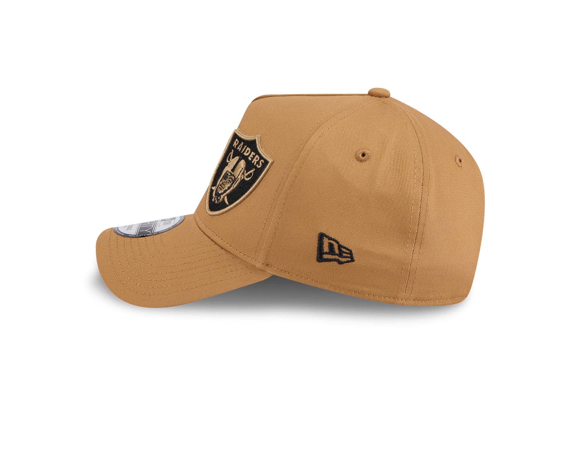 New Era 9Forty A-Frame NFL Double Logo Las Vegas Raiders Wheat