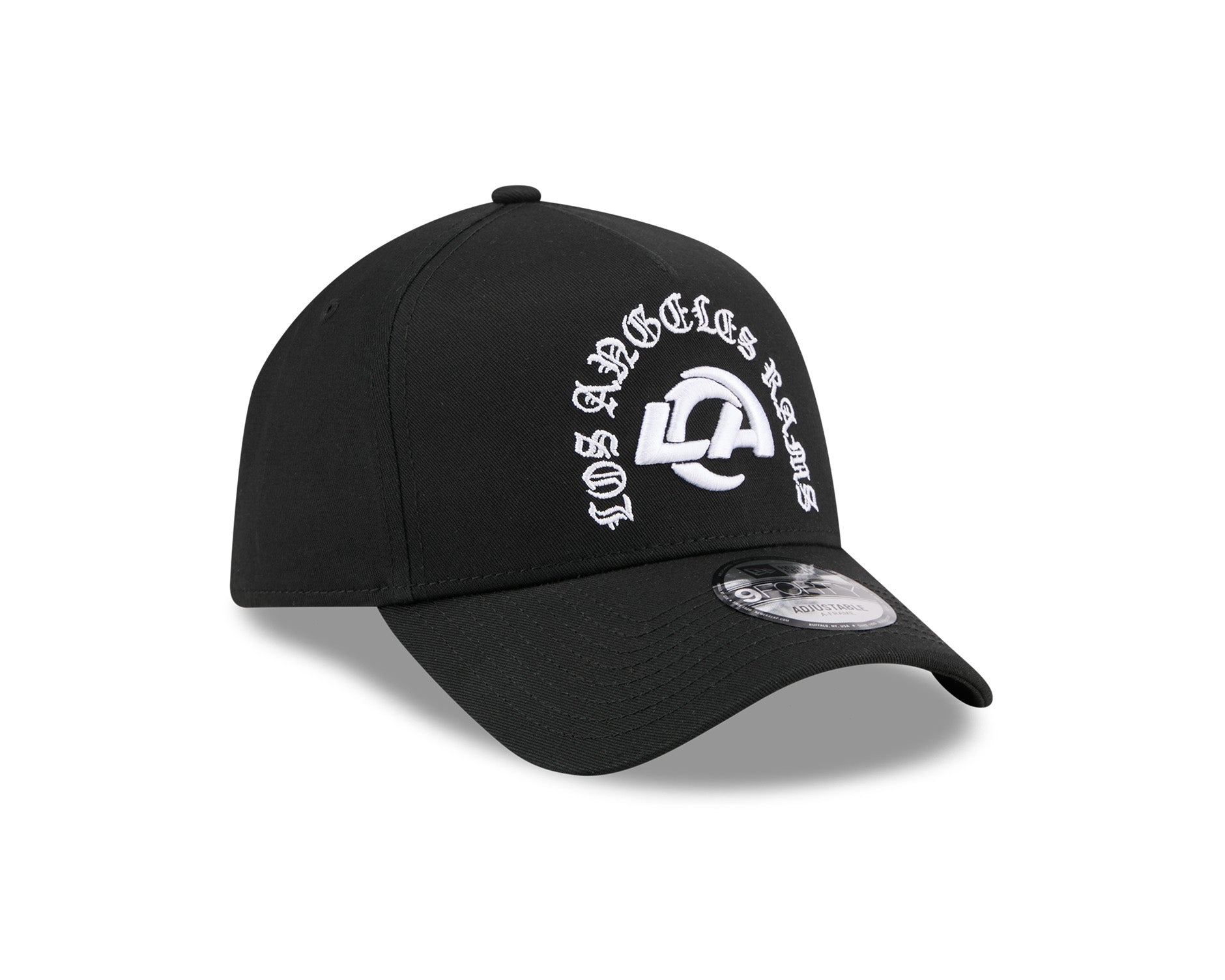 New Era 9Forty A-Frame NFL Gothic Arch Los Angeles Rams Black