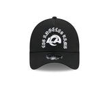 New Era 9Forty A-Frame NFL Gothic Arch Los Angeles Rams Black