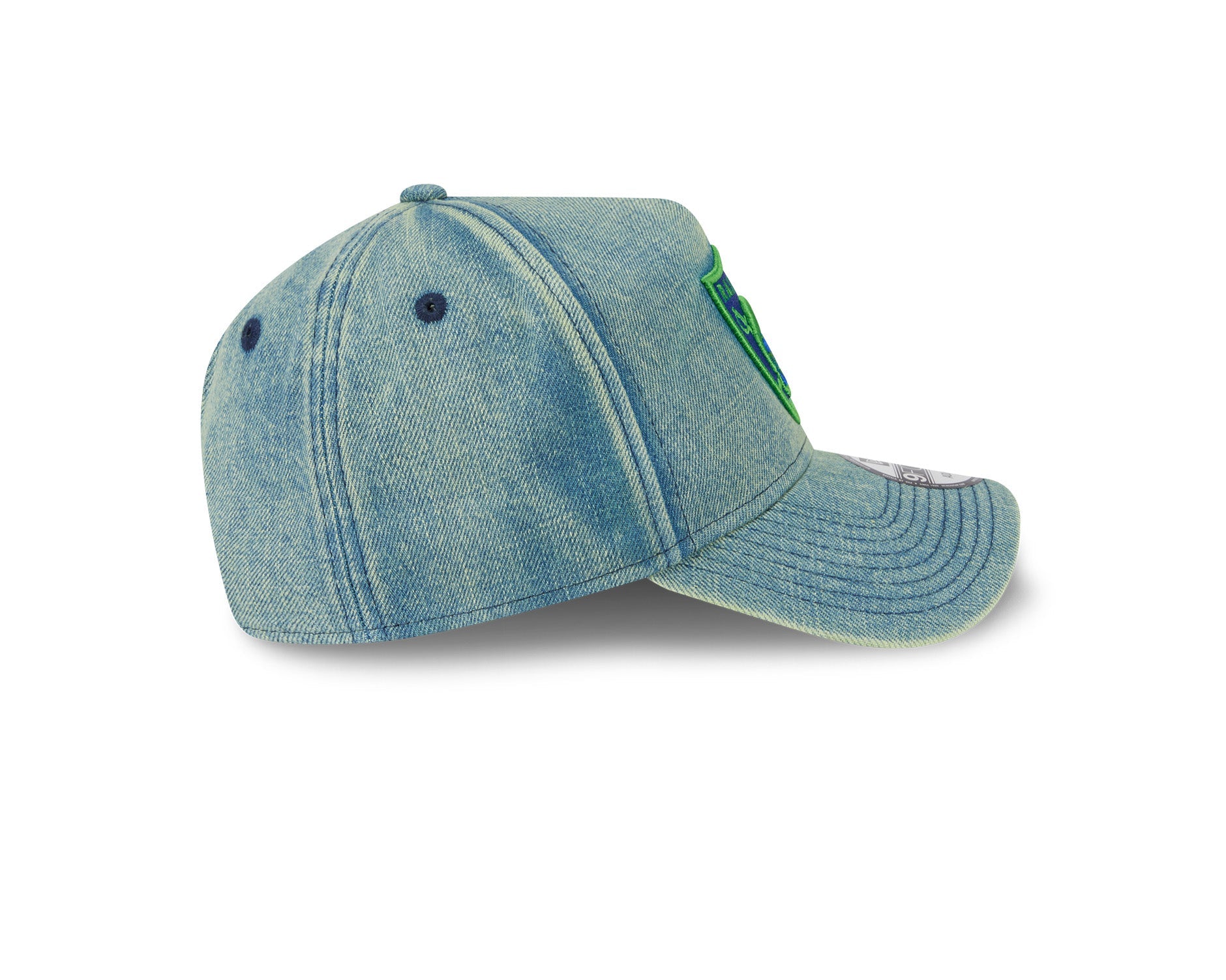 New Era 9Forty A-Frame NFL Green Acid Denim Las Vegas Raiders