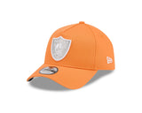 New Era 9Forty A-Frame NFL Grey Popsicle Las Vegas Raiders Orange
