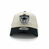 New Era 9Forty A-Frame NFL Historic Las Vegas Raiders Chrome White/OTC