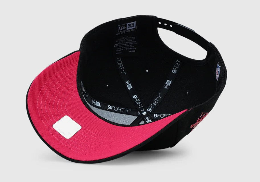 New Era 9Forty A-Frame NFL Inaugural Super Bowl 2020 Black Rose