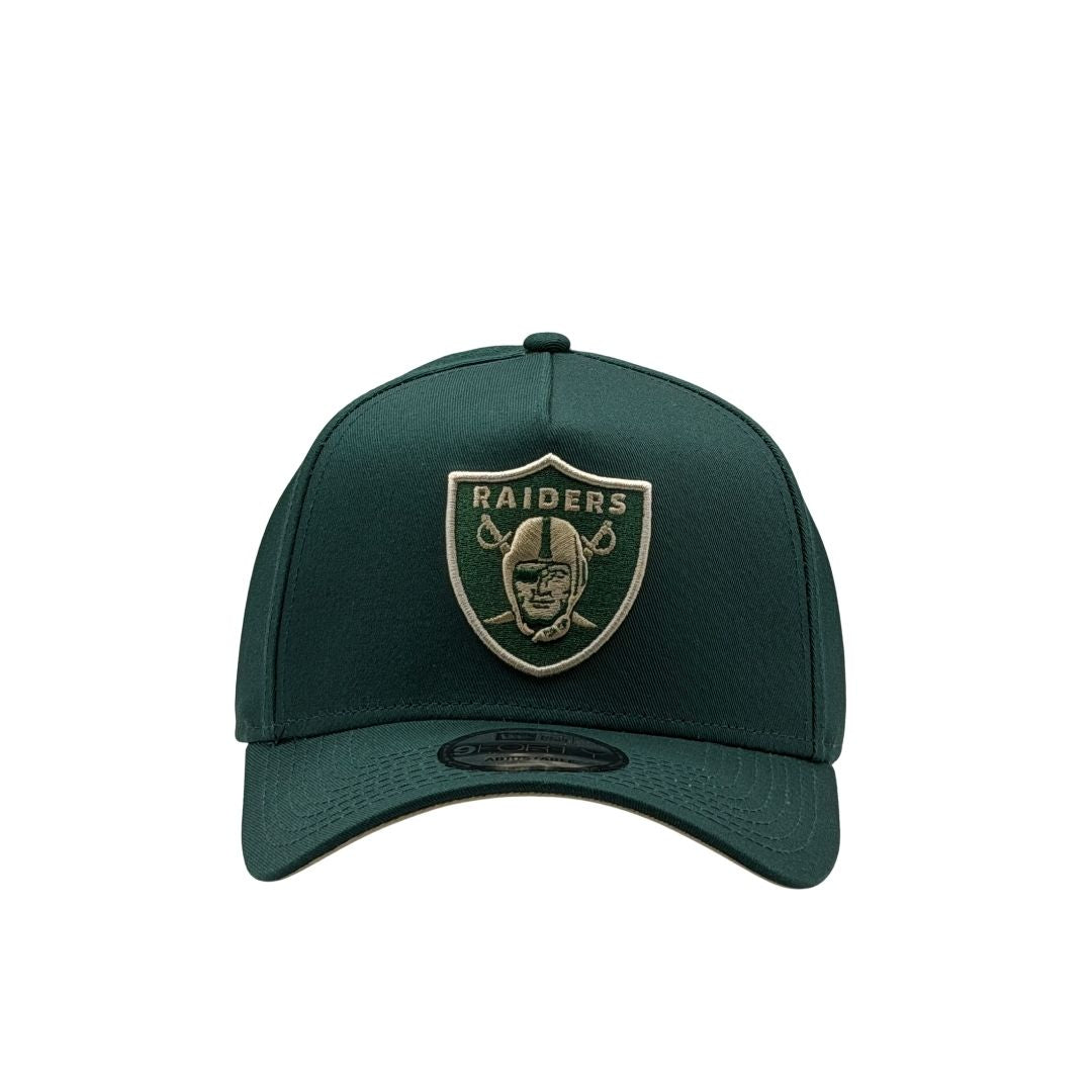 New Era 9Forty A-Frame NFL Seasonal Las Vegas Raiders Dark Green/Camel