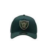 New Era 9Forty A-Frame NFL Seasonal Las Vegas Raiders Dark Green/Camel
