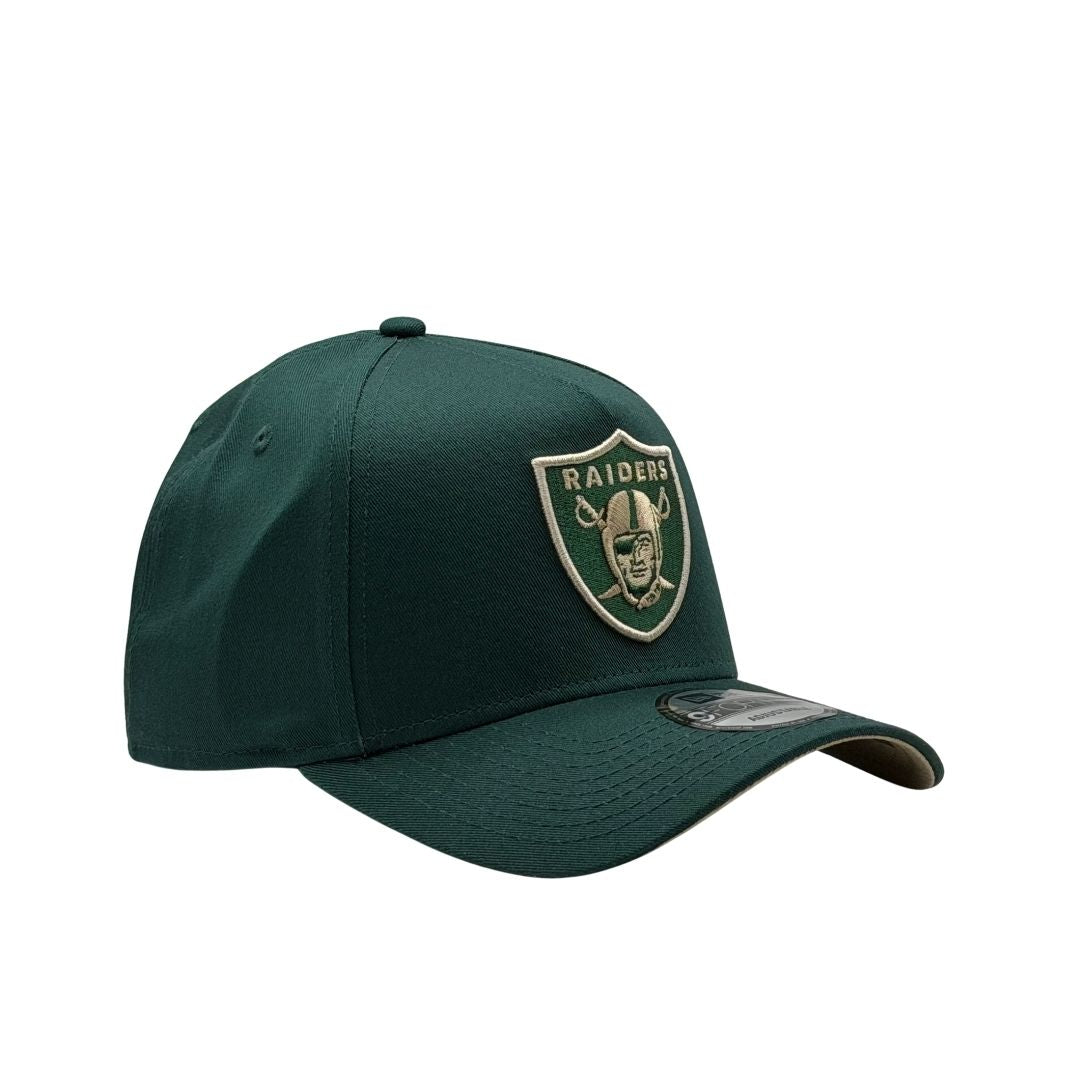 New Era 9Forty A-Frame NFL Seasonal Las Vegas Raiders Dark Green/Camel