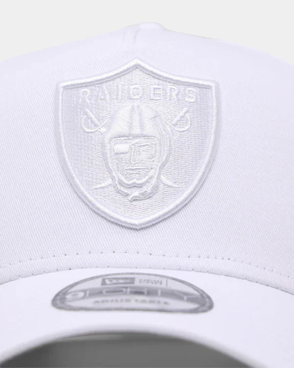 New Era 9Forty A-Frame NFL Seasonal Las Vegas Raiders Dark White/Grey