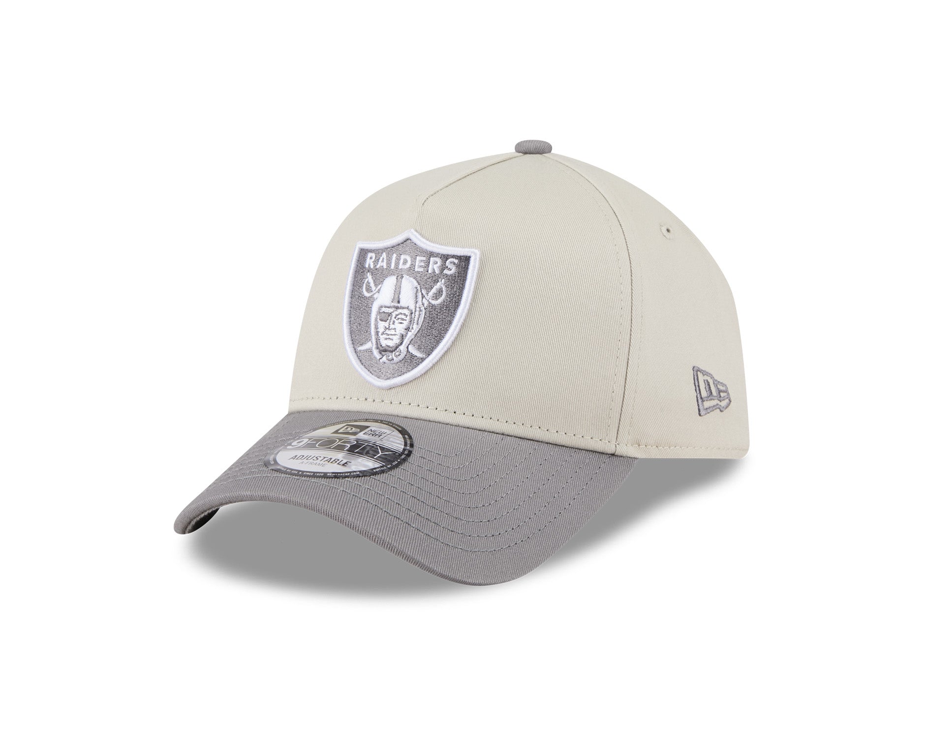 New Era 9Forty A-Frame NFL Stone Storm Las Vegas Raiders