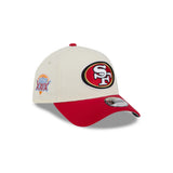 New Era 9Forty A-Frame NFL Superbowl 2Tone San Francisco 49ers Chrome White