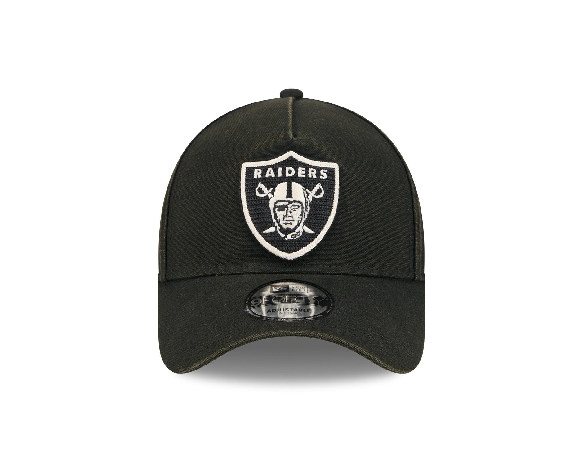 New Era 9Forty A-Frame NFL Washed Canvas Las Vegas Raiders Black