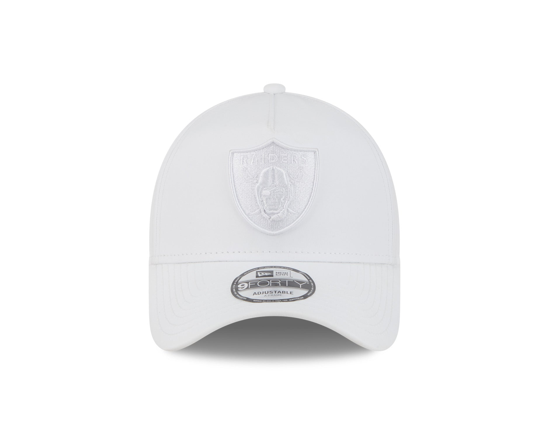New Era 9Forty A-Frame NFL White on White Las Vegas Raiders