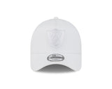 New Era 9Forty A-Frame NFL White on White Las Vegas Raiders