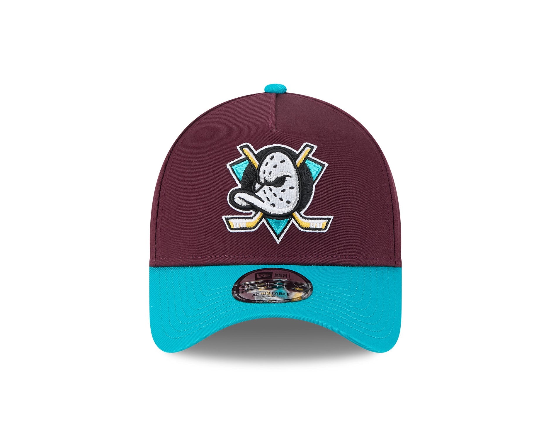 New Era 9Forty A-Frame NHL Retro Anaheim Ducks Maroon/Teal