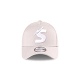 New Era 9Forty A-Frame NRL 2025 Supporter Grey White Melbourne Storm