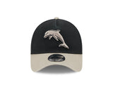New Era 9Forty A-Frame NRL 2Tone Washed Pebble Dolphins Black/Stone