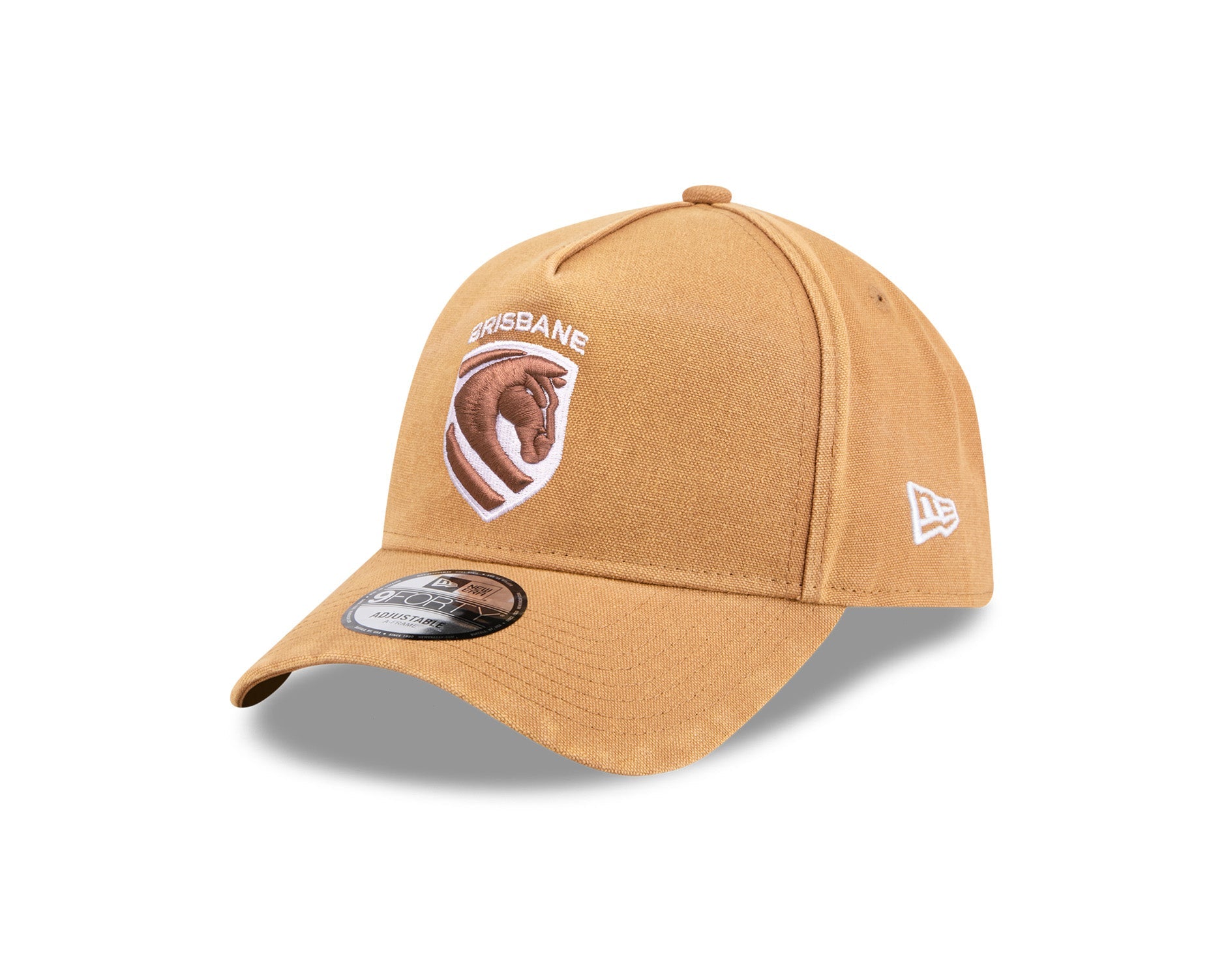 New Era 9Forty A-Frame NRL Canvas Brisbane Broncos Bronze