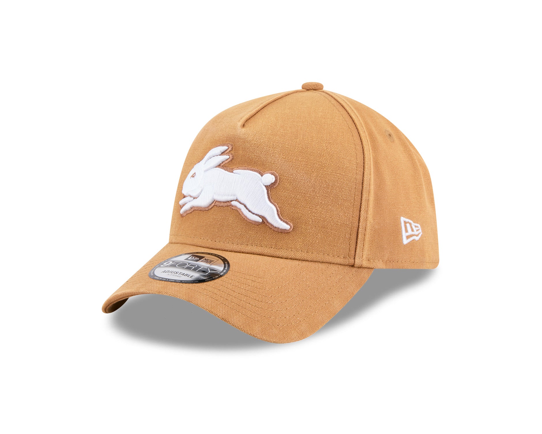 Riley Frame Rabbitos Nrl New Era 9Forty A-Frame NRL Canvas South Sydney Rabbitohs Bronze β Cap-Z ...