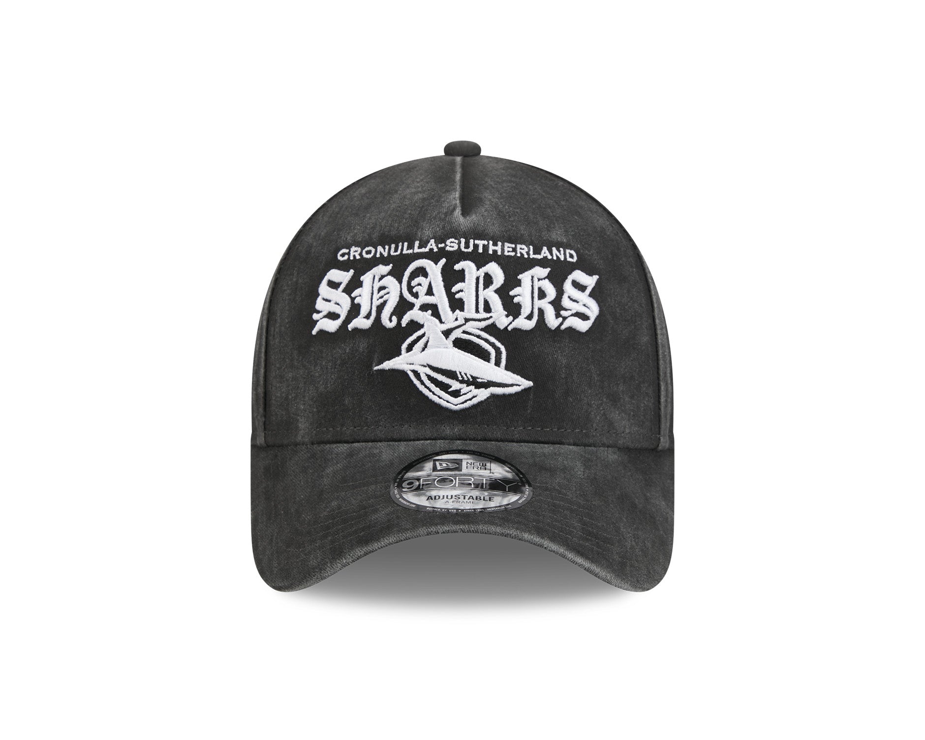 New Era 9Forty A-Frame NRL Gothic Wash Cronulla Sharks