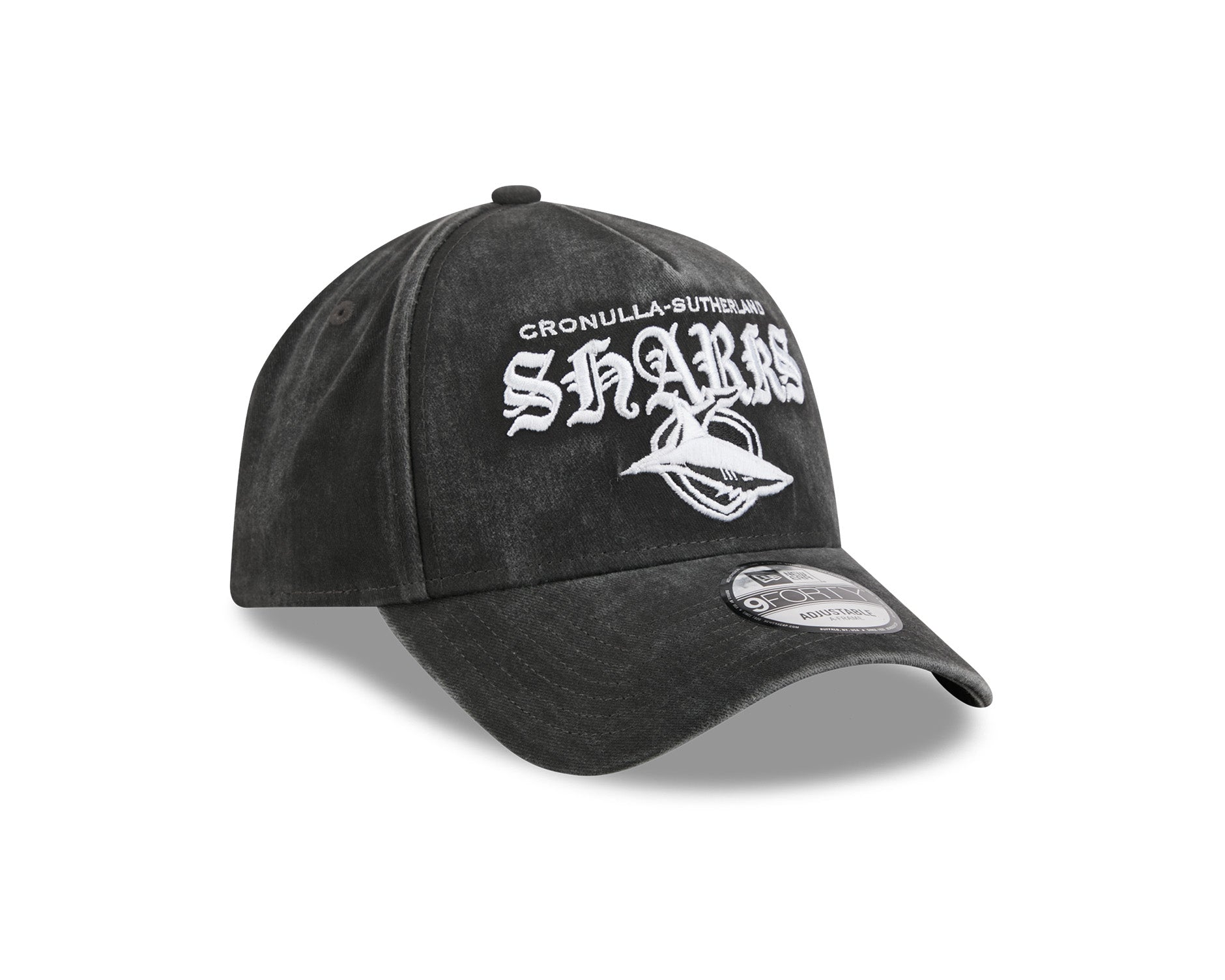 New Era 9Forty A-Frame NRL Gothic Wash Cronulla Sharks