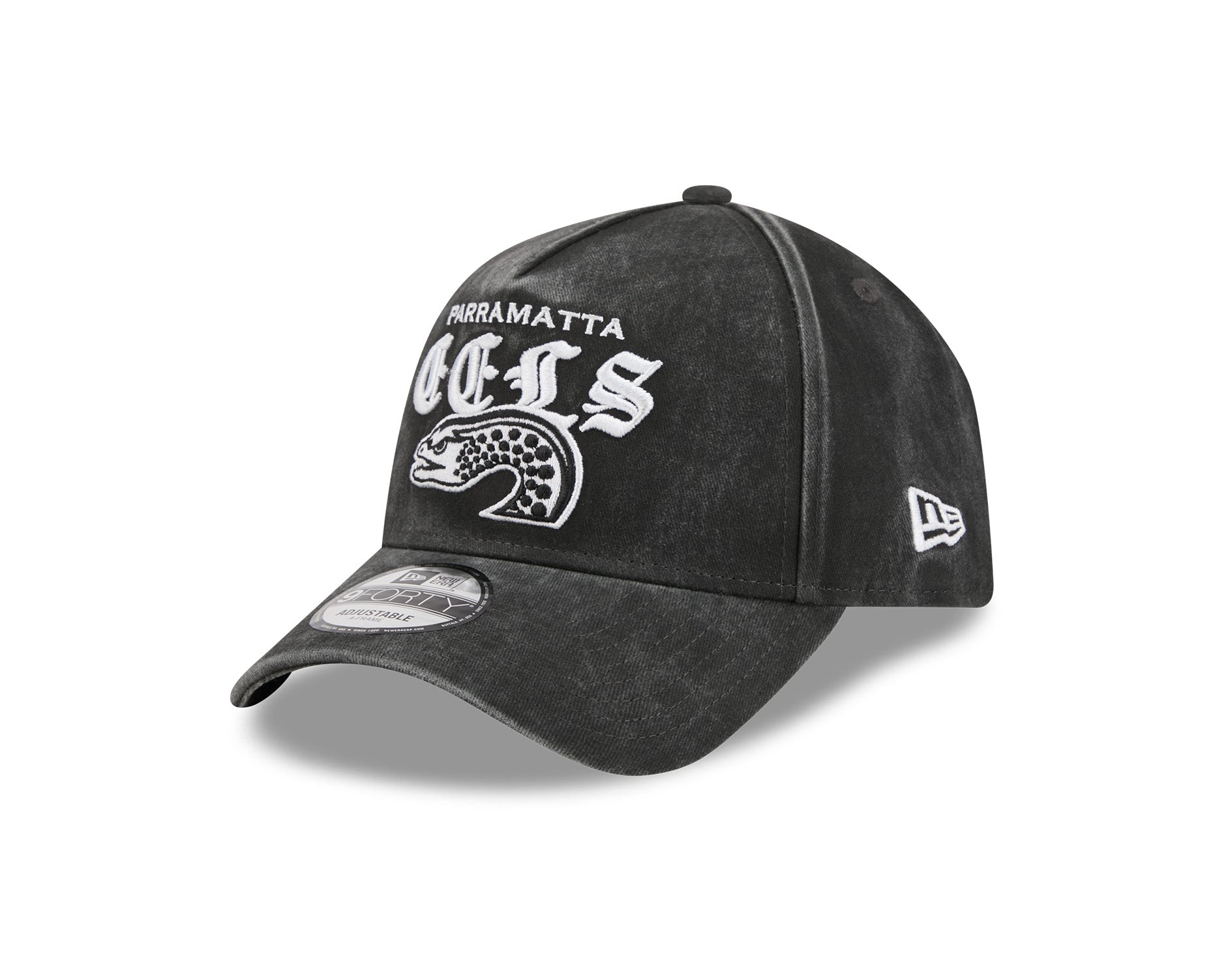 New Era 9Forty A-Frame NRL Gothic Wash Parramatta Eels