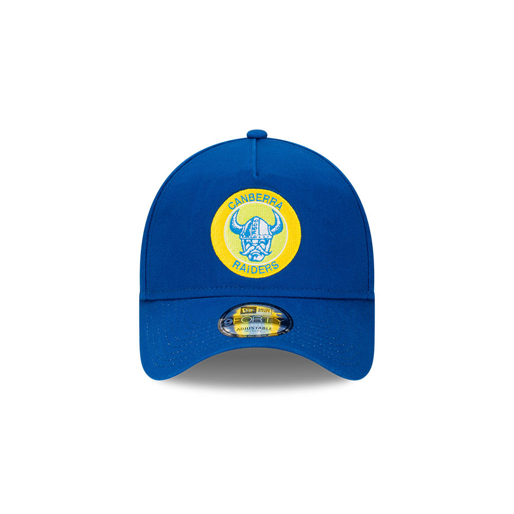 New Era 9Forty A-Frame NRL Retro Washed Team Canberra Raiders