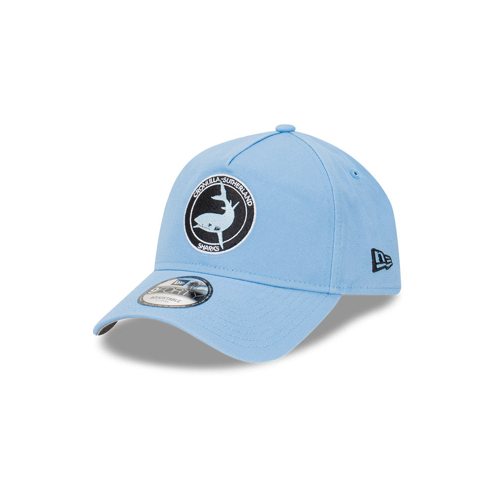 New Era 9Forty A-Frame NRL Retro Washed Team Cronulla Sutherland Sharks