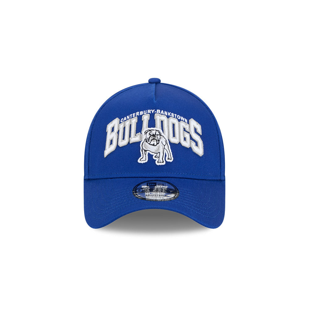 New Era 9Forty A-Frame NRL Team Arch Logo Canterbury-Bankstown Bulldogs Royal Blue